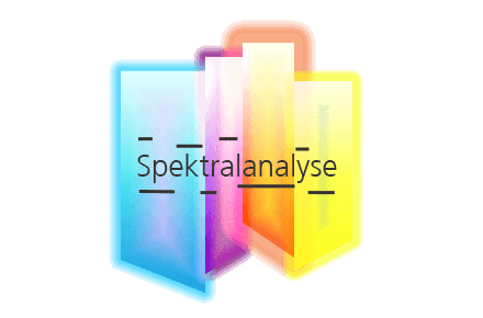 Symbolbild mit CMYK Farben für Spektralanalyse